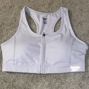 Zip Up Sports Bra